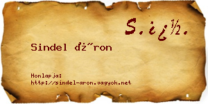 Sindel Áron névjegykártya